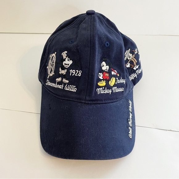 Disney Parks Mickey Through The Years Blue Embroidered Hat - Picture 1 of 9